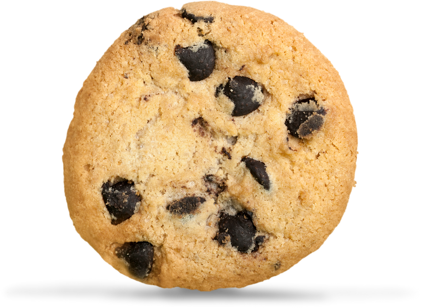 Chocolate Chip Cookie Isolated